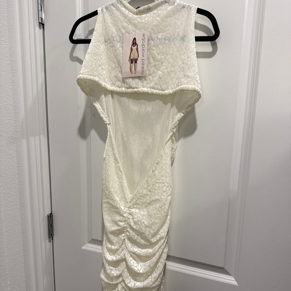 Naked wardrobe velvet dress